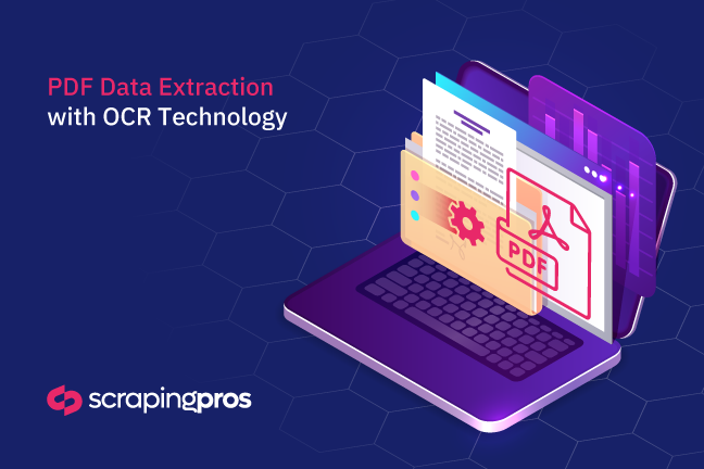 PDF data extraction with OCR technology